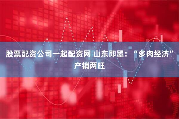 股票配资公司一起配资网 山东即墨：“多肉经济”产销两旺